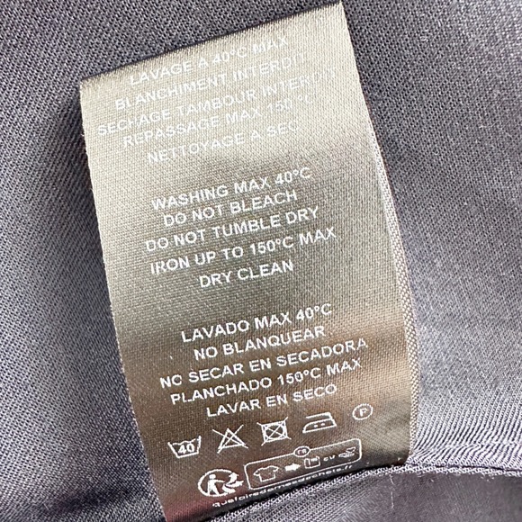 Soeur Phenomene Navy Blue Short Sleeve Wrap Midi Dress FR Size 36 US Size 4 NEW - Picture 12 of 15